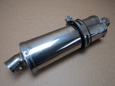 Suzuki SV650 SL2 2015 9,637 miles exhaust silencer Delkevic (14058)