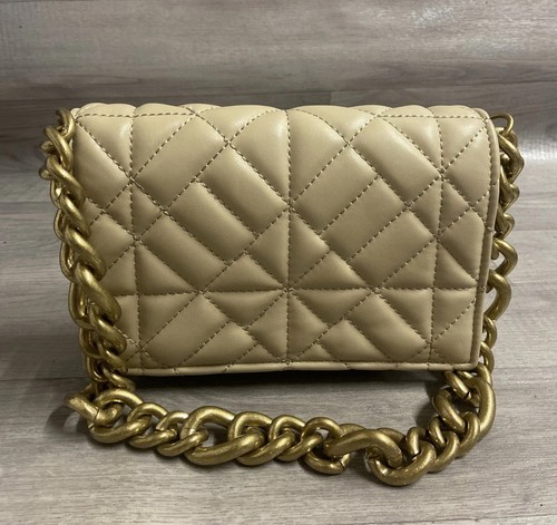 Zara women cream quilted - women's,