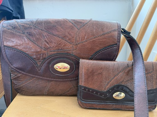 Vintage 80s patchwork leather - 80s,