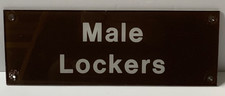 VINTAGE LARGE MALE LOCKERS
