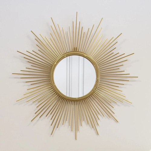 Gold sunburst mirror - sunburst,