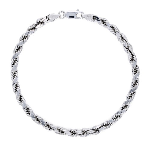 10k white gold mens 4mm - gold,