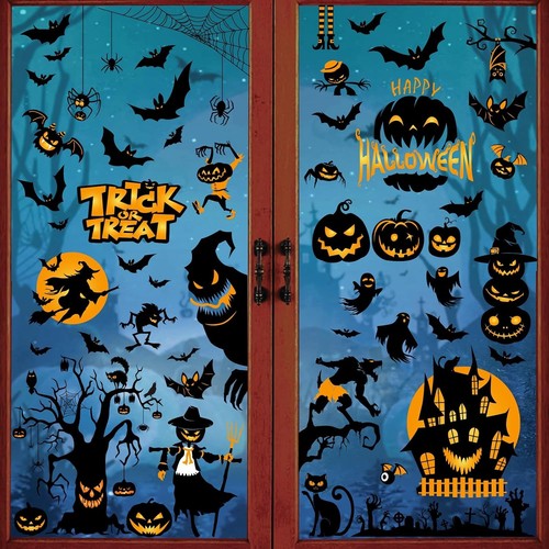Halloween decorations window - halloween,