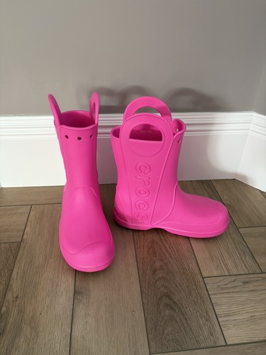 Crocs handle rain boot - it, size