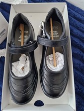 Geox Black Leather Girls'