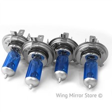 For Chevrolet Aveo 2008-2011 Low High Beam Xenon H4 H4 Headlight Bulbs Set Lamp