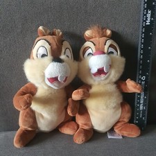 Disney Parks Chip And Dale Chipmunks Plush Stuffed Animal Toys