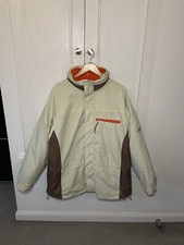 Cotton Traders Jacket Size L Large With Detachable Lining 3 In 1 Beige Brown