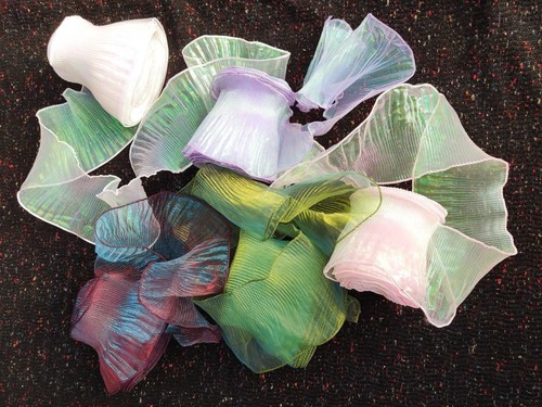 Organza iridescent ribbon - organza,
