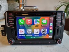 UNLOCKED VW DISCOVER MEDIA MIB2 + CARPLAY USB KIT TOUCHSCREEN DAB+ NAV BLUETOOTH