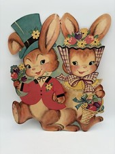 Vtg Dennison Easter Bunny