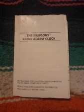 The Simpsons Radio Alarm Clock