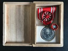 IMPERIAL JAPANESE RED CROSS SOCIETY MEDAL IN ORIGINAL CASE OF ISSUE