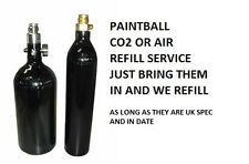 PAINTBALL REFILL SERVICE .. AIR BOTTLE OR CO2 TANK REFILL (BOTTLE NOT INCLUDED)