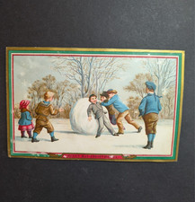 Victorian Xmas Greeting Card
