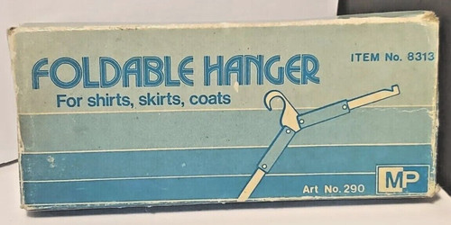 Vintage folding hanger - vintage,