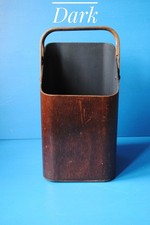  Mallod Wooden Coal Scuttle umbrella stand waste paper bin 1960s Mid Century