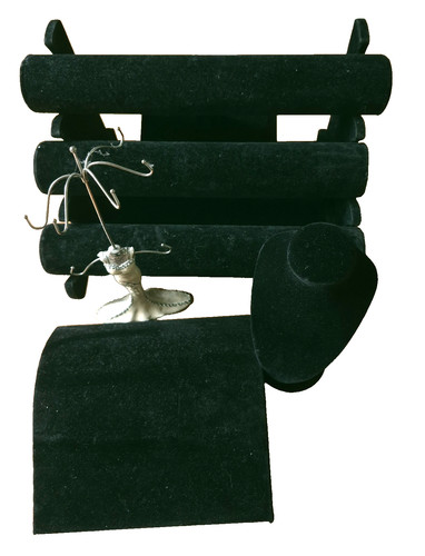 Velvet jewellery stand - velvet,