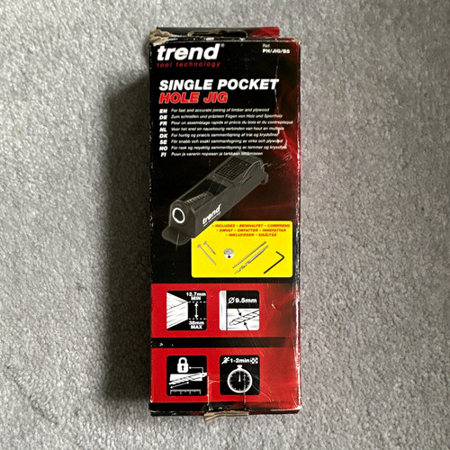 Trend single pocket - hole, jig