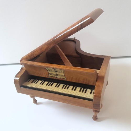 Vintage wooden musical piano - vintage,