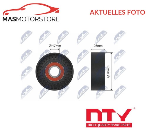 Idler pulley ribbed - v-ribbed, nty
