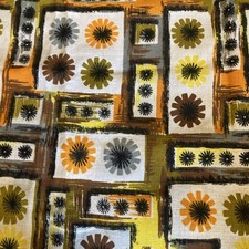 Original Mid Century Barkcloth