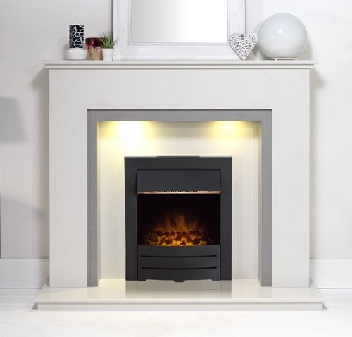 White marble stone - stone, grey