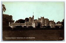 Postcard Canford Manor Residence of Lord Wimborne Dorset England