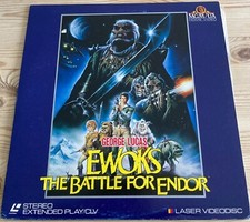 GEORGE LUCAS’ EWOKS:THE BATTLE FOR ENDOR. LASER DISC. JAPANESE IMPORT. STAR WARS
