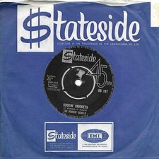 99p SALE Reduced The Rockin' Rebels Rockin' Crickets UK 45 7" +Hully Gully Rock