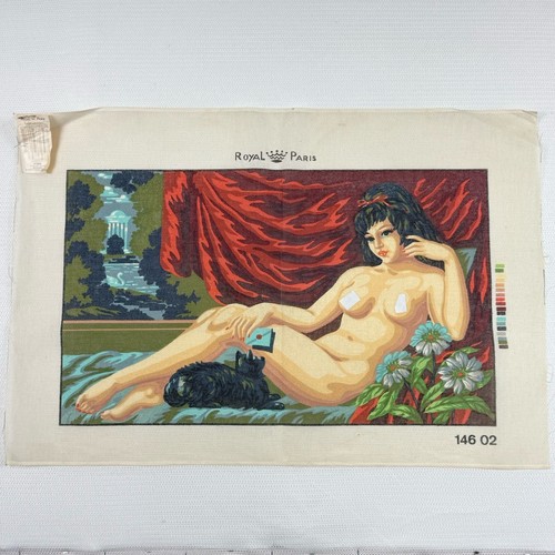Vtg royal paris tapestry - 60's,
