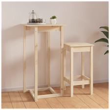 Bar Table 60x60x110 cm Solid