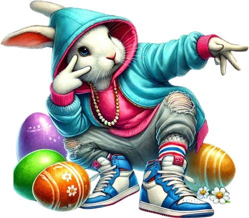 Easter hip hop bunny - hop,