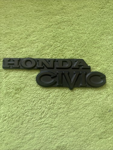 Vintage honda civic - civic, black