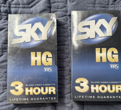 Sky vhs blank video tape - sky, hg