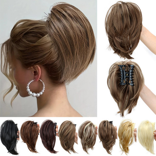Ponytail claw piece short - ponytail,