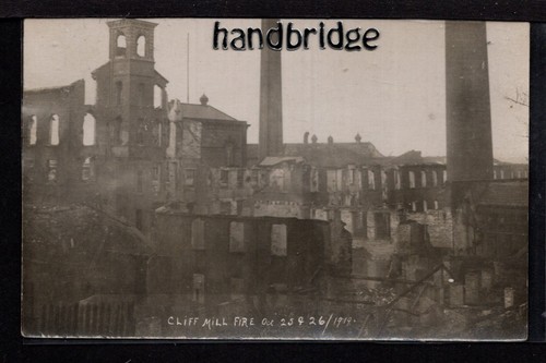 Bradford cliff mill fire - mill,