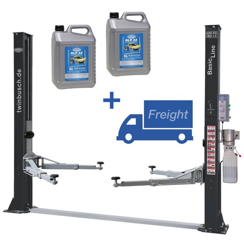 Two post car lift ramp - post, twin