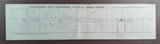 1920 Lancashire & Yorkshire Railway Bolton to Knottingley Goods Invoice