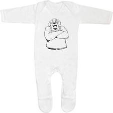 'Golden Retriever Furry' Baby Romper Jumpsuits / Sleep suits (SS053967)