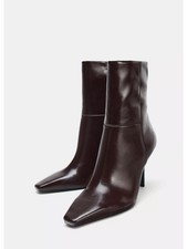 Zara Stiletto Heel Ankle Boots