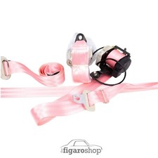 Refurbished Seat belts - New Webbing - Full Set - Custom Colour Nissan Figaro