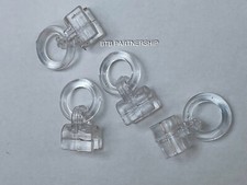 Roman Blind Safety Device breakaway Clear Clip Ring - for 4mm Rod - Child safe