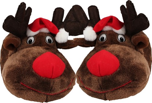 Womens mens red nose - womens, reindeer