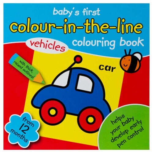 Baby first colour the - baby's, in
