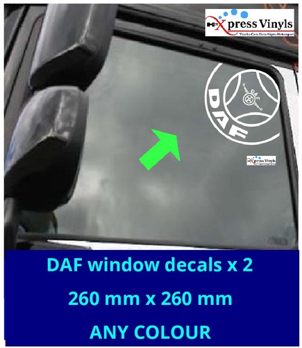 Daf window decals cf xf - decals,