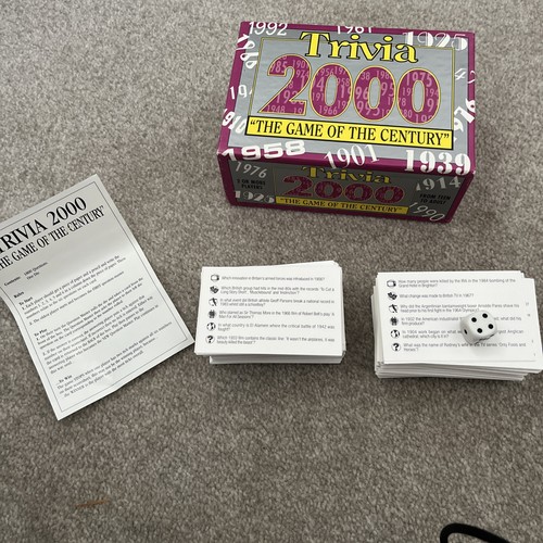 Used trivia 2000 quiz - quiz, game