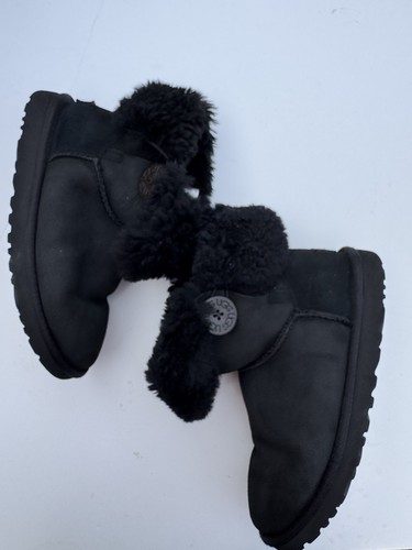 Black ugg australia button - black,