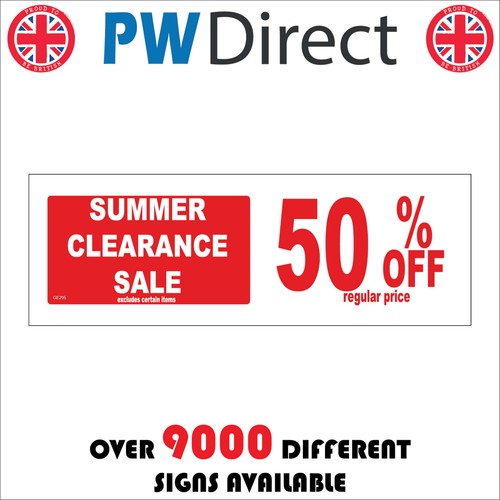 Sign summer clearance - summer,