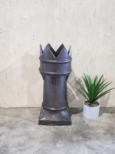 Antique victorian chimney pot - chimney,